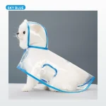 PetPetPick Waterproof Hooded Dog Raincoat Poncho